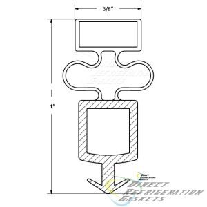 True Mfg Gasket 24 5/16 x 30 9/16  OEM Quality Refrigeration Door Gasket  OEM Part #810717  Commonly Fits Model #'s: TA2DT-4HS, TA2F-4HS, TA2R-2HG/2HS, TA2R-4HG, TA2R-4HS, TA2RPT-2HG/2HS-2G, TA2RPT-2HG/2HS-2S, TA2RPT-4HG-2G, TA2RPT-4HG-2S, TA2RPT-4HG-4HG,