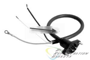 tyleline Male Heater Plug Assembly  3 pins and wires, 16