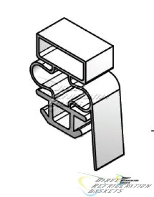 Gasket for Turbo Air Model TCBE82SDR  Part #  C822300100 Size  8