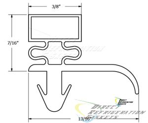Silver King Gasket For Drawer 1031056  part #10310-56 Models:  SKRCB97H, SKRCB84, SKRCB50, SKRCB50H, SKRCB79H Interchange Numbers: 10310-56, 1031056