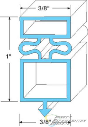 Product Description True Mfg Gasket 25 7/8 x 30 7/8  OEM Quality Refrigeration Door Gasket  OEM Part #810751  Commonly Fits Model #'s: TM-52-4, TM52-4, TM524, TM24-2, TM-24-2, TM242  RHS Part #61-468  Other Notes: 4 sided, Bottom Door