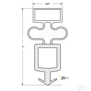 True Mfg Gasket 24 5/16 x 30 9/16  OEM Quality Refrigeration Door Gasket  OEM Part #810717  Commonly Fits Model #'s: TA2DT-4HS, TA2F-4HS, TA2R-2HG/2HS, TA2R-4HG, TA2R-4HS, TA2RPT-2HG/2HS-2G, TA2RPT-2HG/2HS-2S, TA2RPT-4HG-2G, TA2RPT-4HG-2S, TA2RPT-4HG-4HG,
