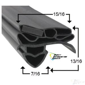 True Mfg Gasket 26 1/4 x 53 5/8 OEM Part # 811125 