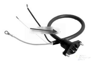 tyleline Male Heater Plug Assembly  3 pins and wires, 16