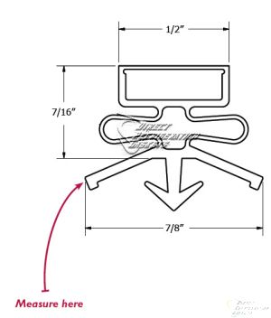 TRUE Gasket Part # 810764- Size - 20-6601  29 1/2 X 8 MAG 4SC