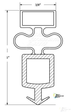 True Mfg Gasket 24 5/16 x 30 9/16  OEM Quality Refrigeration Door Gasket  OEM Part #810717  Commonly Fits Model #'s: TA2DT-4HS, TA2F-4HS, TA2R-2HG/2HS, TA2R-4HG, TA2R-4HS, TA2RPT-2HG/2HS-2G, TA2RPT-2HG/2HS-2S, TA2RPT-4HG-2G, TA2RPT-4HG-2S, TA2RPT-4HG-4HG,